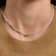 Image of 14K Yellow Gold Gold Gothic Mom Choker Necklace with Stone and Strand Necklaces