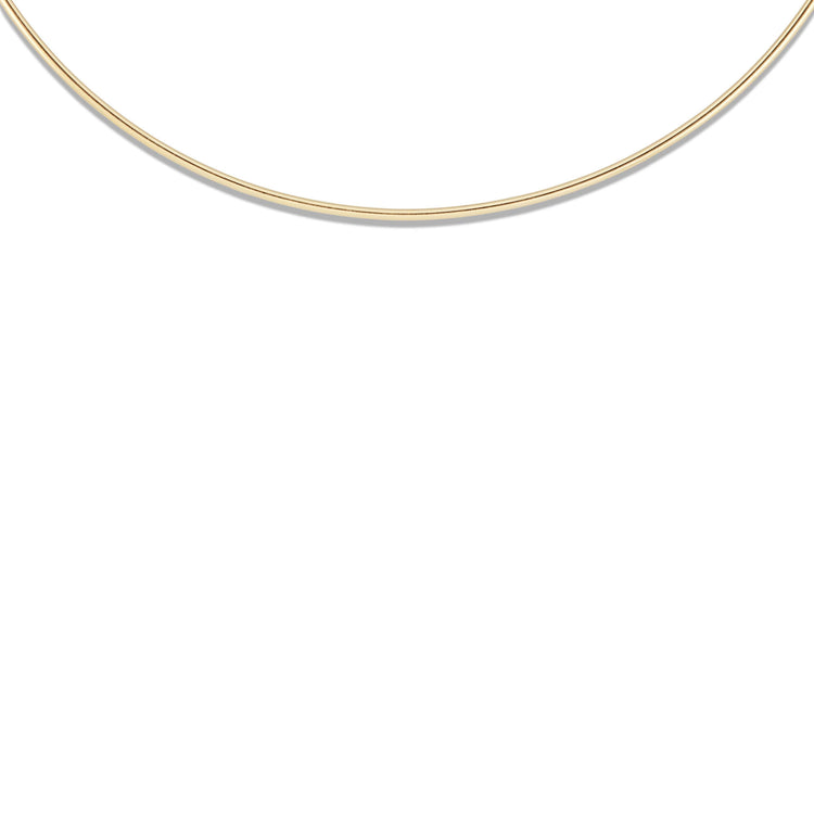 Stone and Strand 14K Yellow Gold Diana Collar Necklace Close Up Image