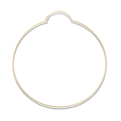 Stone and Strand 14K Yellow Gold Diana Collar Necklace Front Image