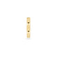 Stone and Strand 14K Yellow Gold Gold Heart Huggie Single Earring Front Image