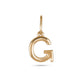 Gold Initial G Charm