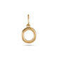 Gold Initial O Charm