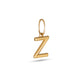 Stone and Strand 14K Yellow Gold Gold Initial Charm Z Side Image