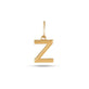 Gold Initial Z Charm