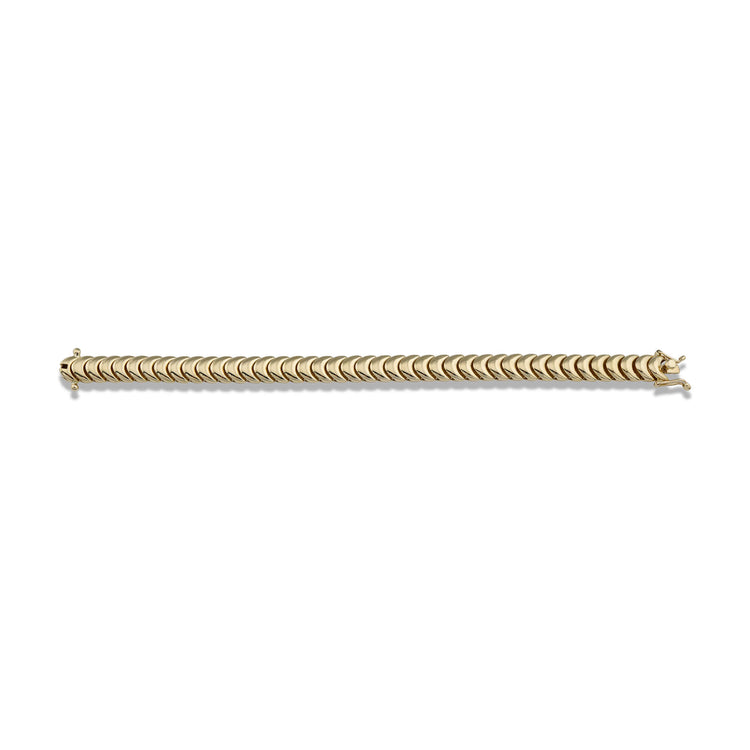 Stone and Strand 14K Yellow Gold Gold La Scala Bracelet Far Away Image