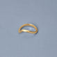 Stone and Strand 14K Yellow Gold Gold Luxe Ribbon Ring Band Editorial Image