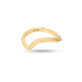 Stone and Strand 14K Yellow Gold Gold Luxe Ribbon Ring Band Side Image
