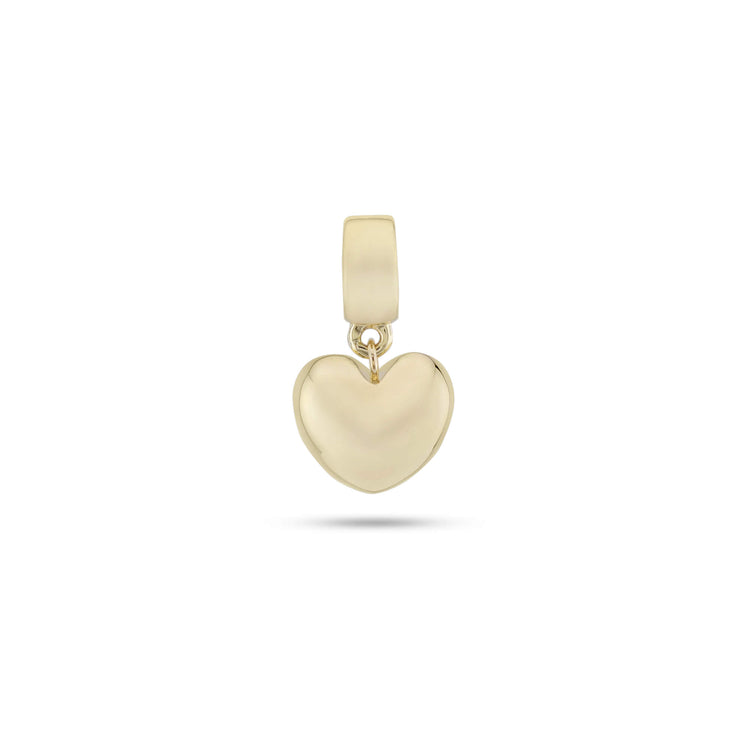 Stone and Strand 14K Yellow Gold Gold Puff Heart Bead Front Image