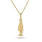 Stone and Strand 14K Yellow Gold Salmon Brunch Necklace Rear Image