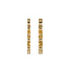 Gold Scribble Hoops