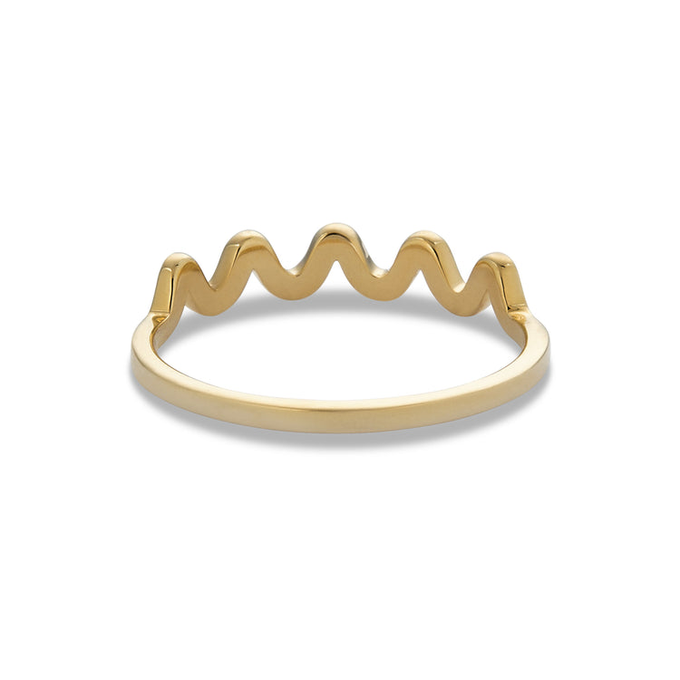 Gold Scribble Ring – STONE AND STRAND
