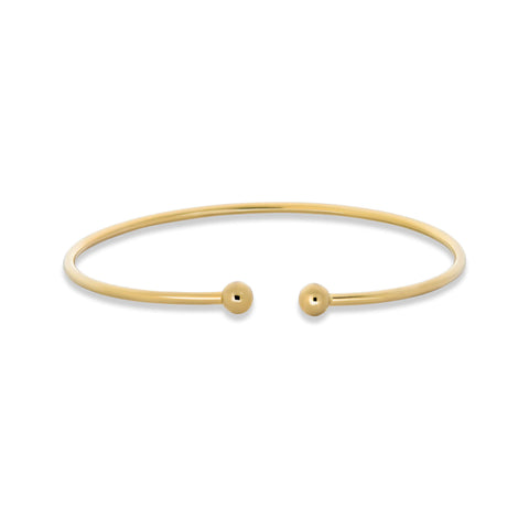 Stone and Strand 10K Yellow Gold Gold Stacker Cuff Front Image