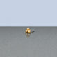 Stone and Strand 14K Yellow Gold Gold Trio Push Pin Flat Back Editorial Image