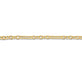 Stone and Strand 14K Yellow Gold Gold Vintage Link Pivot Chain Close Up Image