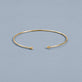 Stone and Strand 10K Yellow Gold Golden Ball Cuff Editorial Image