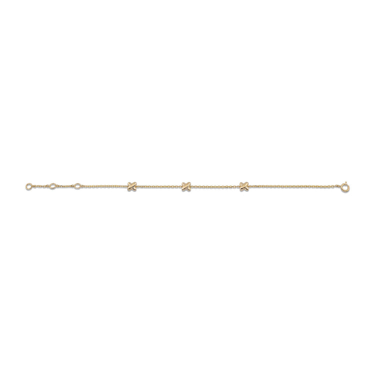 Stone and Strand 14K Yellow Gold Golden Kisses Bracelet Far Away Image