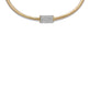 Stone and Strand 10K Yellow Gold Goldie Lock Diamond Bracelet Close Up Image