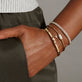 Image of 10K Yellow Gold Goldie Lock Diamond Bracelet with Stone and Strand Bracelets
