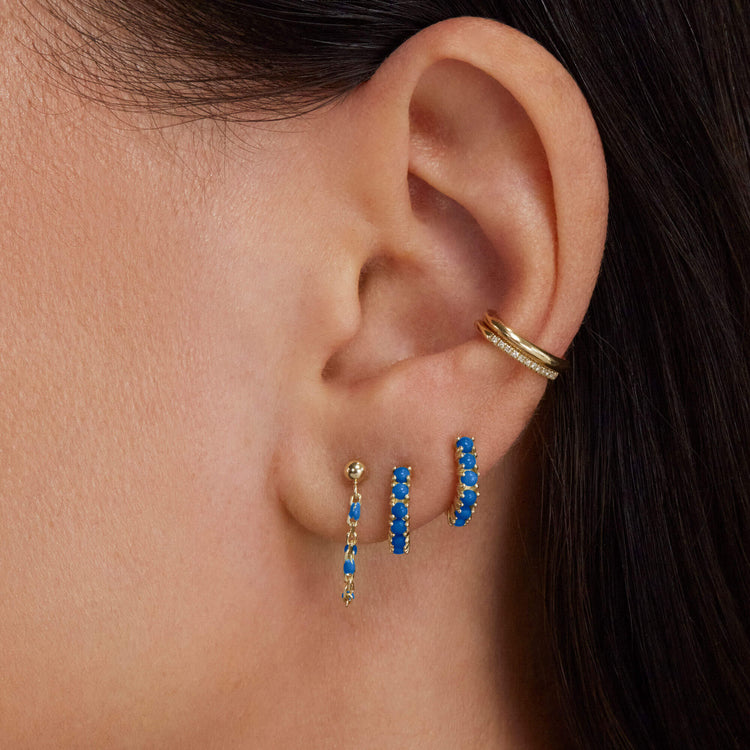 Goldie Pop Front to Back Earring