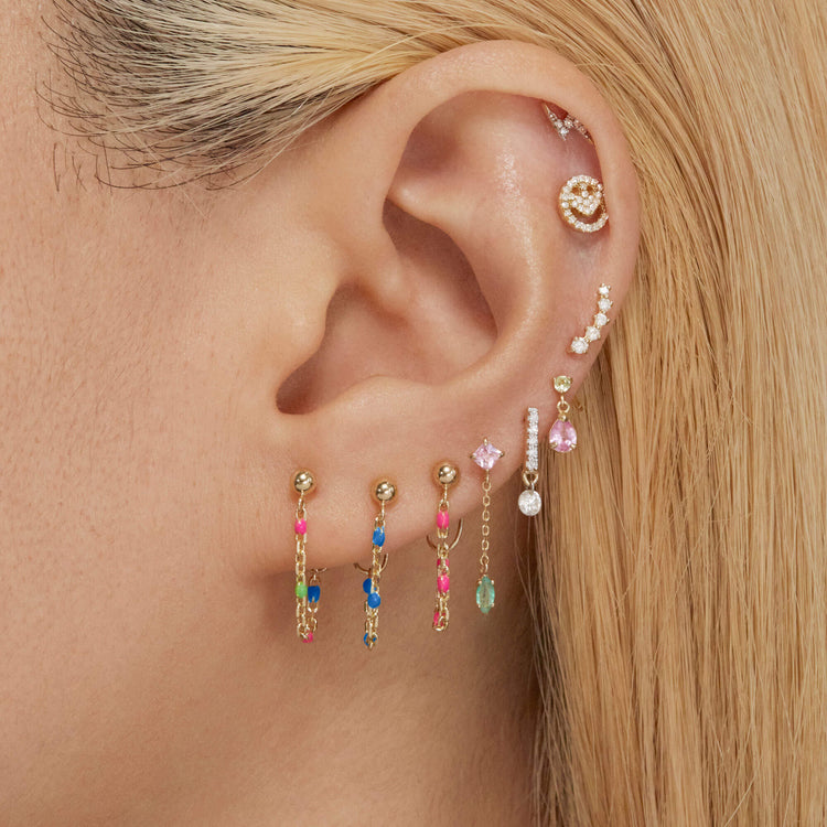 Goldie Pop Front to Back Earring