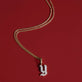 Still life image of Gothic Pave Initial Necklace
