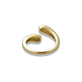 Golden Droplet Hug Ring