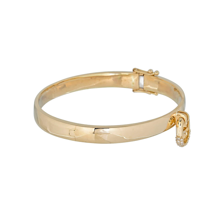 Stone and Strand 14K Yellow Gold Harbor Gold Bracelet Side Image