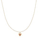 Stone and Strand 10K Yellow Gold Heart And Soul Ruby Necklace Image