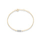 Stone and Strand 10K Yellow Gold Heart, Mom Diamond Bracelet Front Image