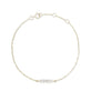 Stone and Strand 10K Yellow Gold Heart, Mom Diamond Bracelet Front Image
