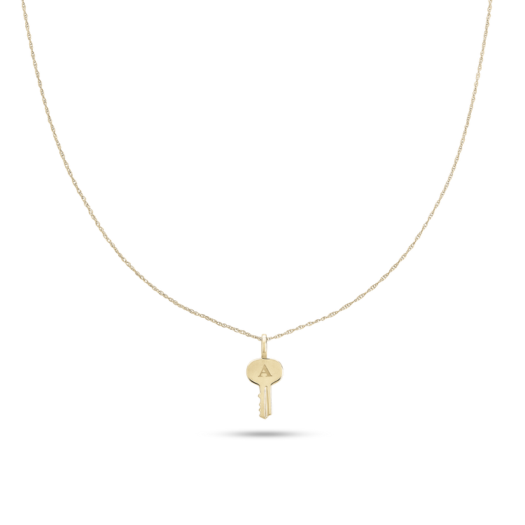 Stone and Strand 10K Yellow Gold Home Sweet Home Necklace Image
