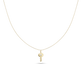 Stone and Strand 10K Yellow Gold Home Sweet Home Birthstone Necklace with White Diamond Image