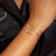 Image of 10K Yellow Gold ID Me Diamond Bracelet with Stone and Strand Bracelets