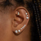 Pave Oval Studs