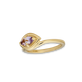 Fine Lavender Bonbon Merge Ring
