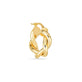 Stone and Strand 10K Yellow Gold In A Twist Gold Hoops Side Single Image