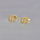 Stone and Strand 10K Yellow Gold In A Twist Gold Hoops Editorial Image