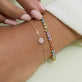 Image of 10K Yellow Gold In Bloom Bracelet with Stone and Strand Bracelets