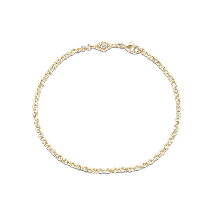 Kite Pave Diamond Bracelet
