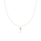 Stone and Strand 10K Yellow Gold Key To My Heart Pave Necklace Image