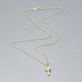 Stone and Strand 10K Yellow Gold Key To My Heart Pave Necklace Editorial Image