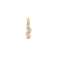 Stone and Strand 10K Yellow Gold Lab-Created Diamond Bubble Up Ear Cuff Front Image