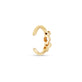 Stone and Strand 10K Yellow Gold Lab-Created Diamond Bubble Up Ear Cuff Rear Image