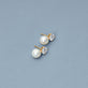 Stone and Strand 14K Yellow Gold LAB-Created Buddy Stud Pearl Earrings Editorial Image