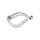 Stone and Strand Sterling Silver LAB-Created Contour Knife Edge Stacking Bangle Rear Image