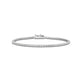 Stone and Strand 14K White Gold LAB-Created Dainty Diamond Tennis Bracelet Front Image