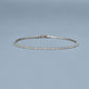 Stone and Strand 14K White Gold LAB-Created Dainty Essential Tennis Bracelet Editorial Image