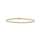 Stone and Strand 14K Yellow Gold LAB-Created Dainty Essential Tennis Bracelet Front Image
