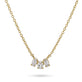 Stone and Strand 14K Yellow Gold Lab-Created Diamond Acrostic Mom Necklace Close Up Image