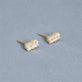 Stone and Strand 14K Yellow Gold LAB-Created Diamond Baguette Stud Earrings Editorial Image